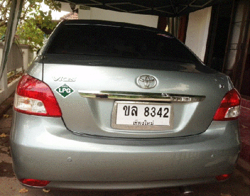 รถบ้านToyota vios1.5 VVTi รุ่นGท๊อปปี2008+LPGถังโดนัท+DVD+ภาษี58