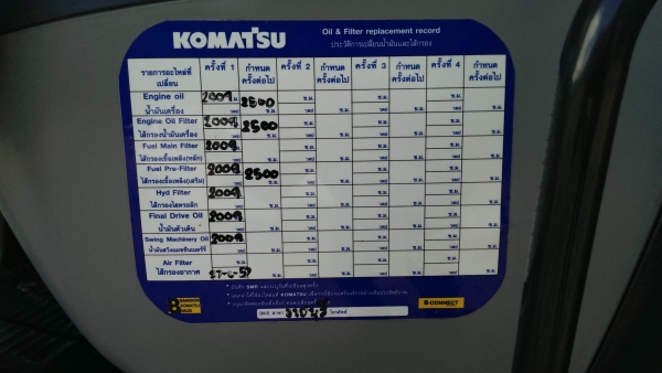 ขายดาวน์ KOMATSU PC200-8 รถสภาพดีใช้งานมา 2xxx ช.ม.