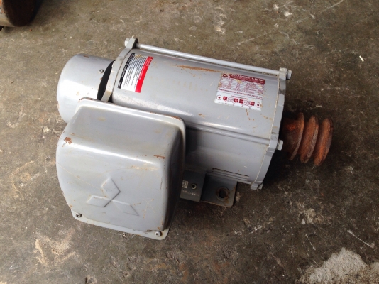 ขายมอเตอร์ mitsubishi 2 HP. 1450 RPM. 220V ไฟบ้าน สภาพสวยมากเดิมๆ วิ่งนิ่ม พร้อมใช้งาน