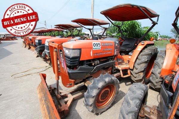 AUC 7 Code 095  รถแทรกเตอร์ KUBOTA L4508DI  ราคา เริ่มต้นการประมูล 225,000 บาท