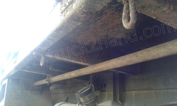 รถบรรทุก 6 ล้อ NISSAN เปลี่ยนหัวเป็น ISUZU รถดั้มพ์ติดเครน รถบรรทุก 6 ล้อ NISSAN เปลี่ยนหัวเป็น ISUZU รถดั้มพ์ติดเครน