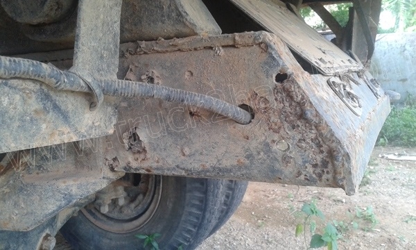 รถบรรทุก 6 ล้อ NISSAN เปลี่ยนหัวเป็น ISUZU รถดั้มพ์ติดเครน รถบรรทุก 6 ล้อ NISSAN เปลี่ยนหัวเป็น ISUZU รถดั้มพ์ติดเครน