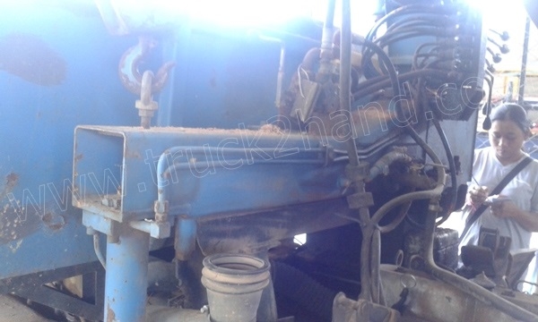 รถบรรทุก 6 ล้อ NISSAN เปลี่ยนหัวเป็น ISUZU รถดั้มพ์ติดเครน รถบรรทุก 6 ล้อ NISSAN เปลี่ยนหัวเป็น ISUZU รถดั้มพ์ติดเครน