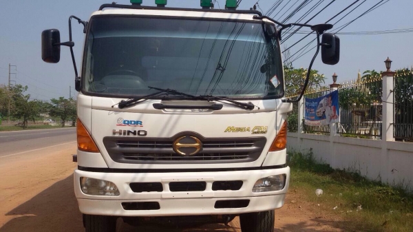 ขายรถสิบล้อพ่วง HINO mega เครื่อง 320 แรง ปี 48 ดัมพ์แม่ลูก