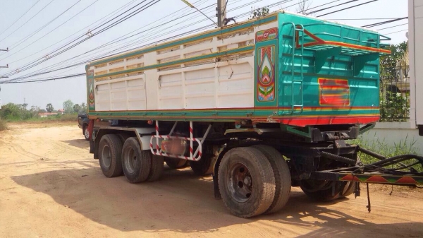 ขายรถสิบล้อพ่วง HINO mega เครื่อง 320 แรง ปี 48 ดัมพ์แม่ลูก