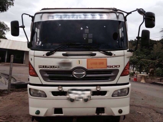 ขายรถพ่วงสิบล้อดัมพ์ HINO 344 แรง ปี 52 FM1ANLD ดัพม์แม่ลูก กระบะสามมิตร ลูก 3 เพลายาว 6.50 เมตร