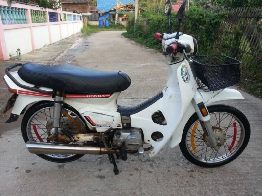 ดรีมคุรุสภาสีขาวลายแดงราคาถูก7800บาท