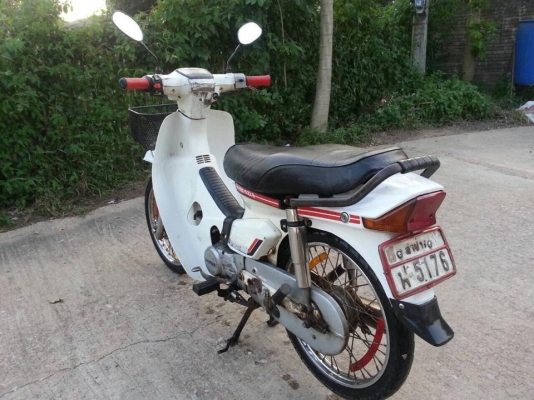 ดรีมคุรุสภาสีขาวลายแดงราคาถูก7800บาท