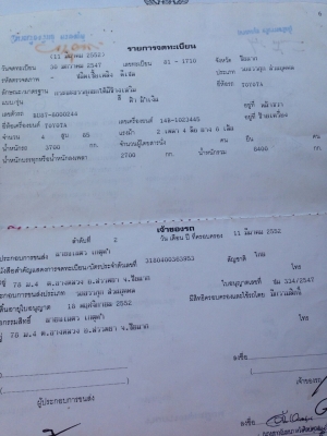 ขาย6ล้อดั้มข้าวเปลือกTOYOTA115แรงม้าBU87