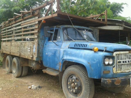 ขายรถบรรทุก 10 ล้อรั้ว NISSAN หน้ายาว 2 เพลาสโลว์อินเตอร์ ยิงDLได้ เครื่อง PD6 260 แรงม้า ราคา 270000