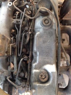 ขายด่วน!!!! เครื่องรถแบคโฮ Mitsubishi 4D31 Turbo