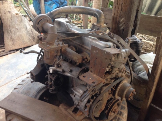 ขายด่วน!!!! เครื่องรถแบคโฮ Mitsubishi 4D31 Turbo