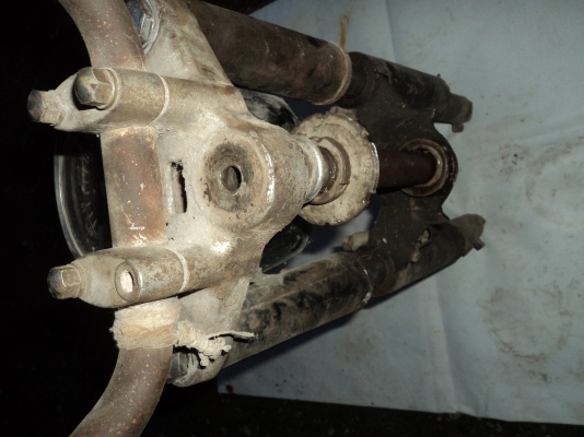 โช๊ค+แผงคอ+แฮนด์+ชุดไมล์ K-125 โทร.081-005-8785