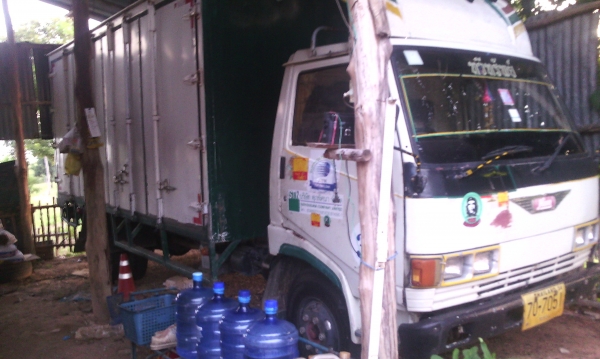 ขายรถตู้ส่งสินค้า6ล้อHINO KM 6เมตร