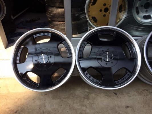 ขายล้อ WALD 3 ชิ้นแท้ 18 หน้า9 หลัง10 4-5/114.3 ประมูลเองจากญี่ปุ่น