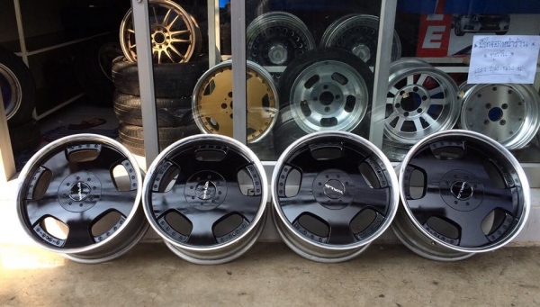 ขายล้อ WALD 3 ชิ้นแท้ 18 หน้า9 หลัง10 4-5/114.3 ประมูลเองจากญี่ปุ่น