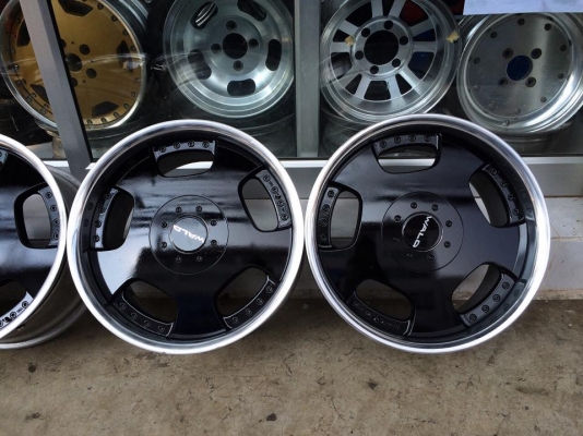 ขายล้อ WALD 3 ชิ้นแท้ 18 หน้า9 หลัง10 4-5/114.3 ประมูลเองจากญี่ปุ่น