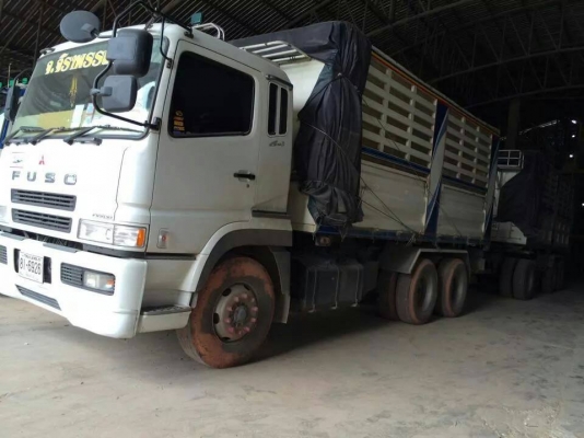 ขายรถบรรทุกสิบล้อพ่วงMITSUBISHI FUSO380 แรงม้า