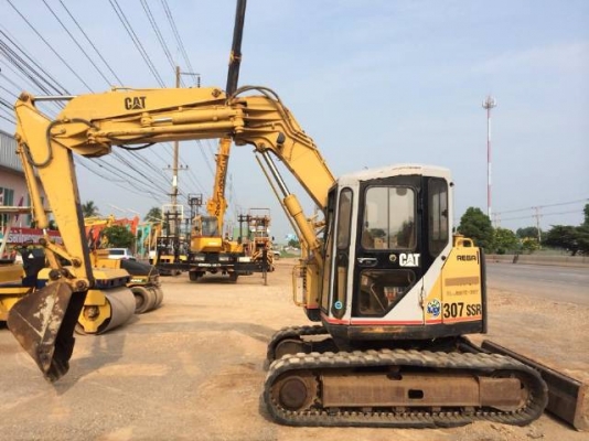 ขายรถแบคโฮ CAT 307 SSR เครื่อง 4 สูบ คอลโทรลน้ำมัน ปั้มนิ้ว นำเข้าจากญี่ปุ่น มีVDOการทำงานให้ชมครับ