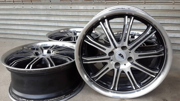 VIP ขอบ 17 4รู100 กว้าง 7.5 ออฟ 42 ครบชุด 4วง