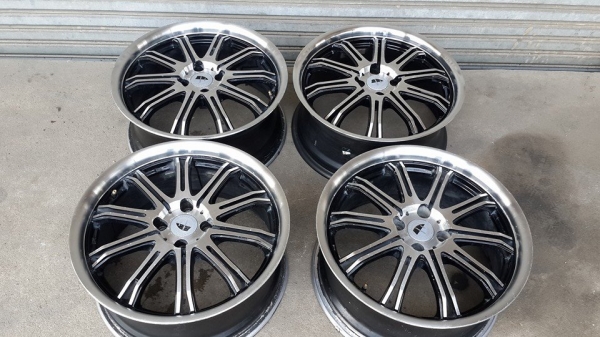 VIP ขอบ 17 4รู100 กว้าง 7.5 ออฟ 42 ครบชุด 4วง