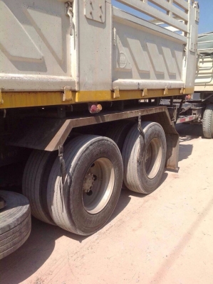 ขายรถบรรทุกพ่วงดัมพ์ HINO S500 เครื่อง 380 แรง ปี 53 กระบะดัมพ์สามมิตร ลูก 3 เพลาแท้ยาว 6.50 เมตร