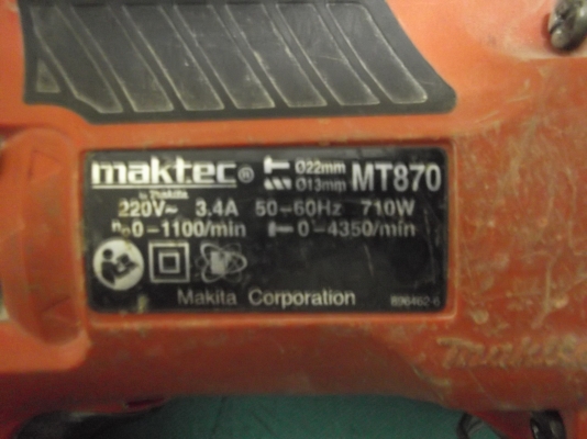 ขายสว่าน MakTec รุ้น MT870 ขายสว่าน MakTec รุ้น MT870