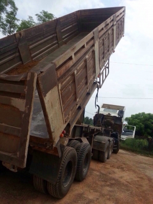 ขายหางเซมิดัมพ์อู่เสรีชัย 2 เพลา ยาว 8.30 เมตร ทะเบียนพร้อม