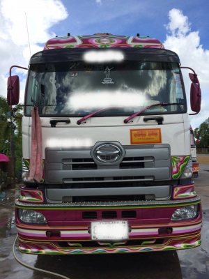 ***ขายแล้วครับขอบคุณ Truck2hand ขาย24ล้อพ่วง แม่ลูกดั้มเกษตร สวยๆ แม่12ล้อ HINO MEGA SERIES 700 E13C Turbointer-420HP EURO3 ปี55 เครื่องเดิมขุมพลังใหม่ตัวล่าสุด E13C-bointer 420แรง แห้งๆแน่นๆ แรงๆ ไม่มีเยิ้ม เกียร์เดิมZF 16สปีดไม่มีหอน ช่วงล่าง2คานหน้าโรง