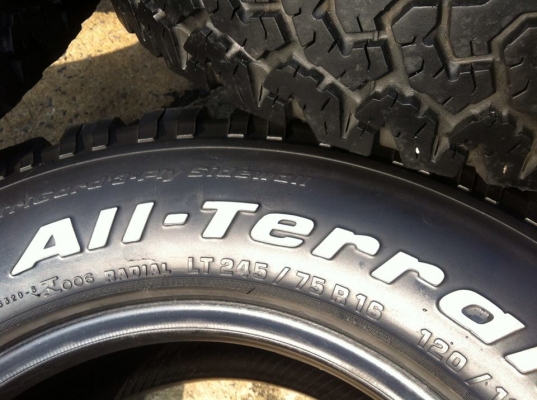 ขายยาง BF Goodrich All-terrain ขนาด 245 75 r16 ปี11