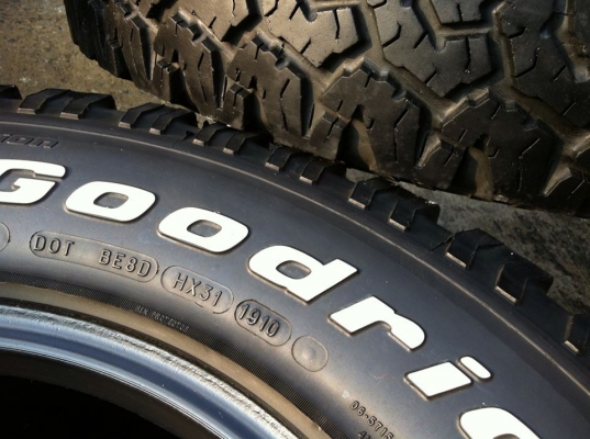 ขายยาง BF Goodrich All-terrain ขนาด 265 70 r16 ปี10