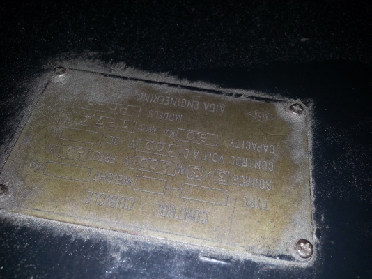 ขายเครื่องปั้ม AIDA ขนาด 55 Tons ราคา 180,000 บาท เลิกกิจการ