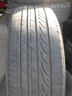215/60R16 BRIDGESTONE TURANZA  GR90 ปี2012  มี 3  เส้น   TEL.081-427-3941