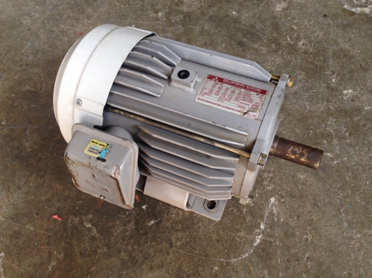 ขายมอเตอร์ mitsubishi 3 HP. 1450RPM. 380V สภาพสวยเดิมๆเปลี่ยนฝาหลังให้ใหม่ วิ่งนิ่ม พร้อมใช้งาน