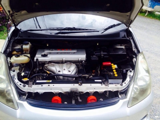 TOYOTA WISH Q LPG 2004 AUTO AIRBAG คู่ ABS สีบรอนเงิน TOYOTA WISH Q LPG 2004 AUTO AIRBAG คู่ ABS สีบรอนเงิน