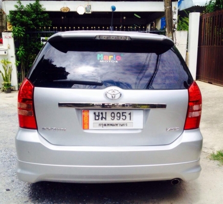 TOYOTA WISH Q LPG 2004 AUTO AIRBAG คู่ ABS สีบรอนเงิน TOYOTA WISH Q LPG 2004 AUTO AIRBAG คู่ ABS สีบรอนเงิน