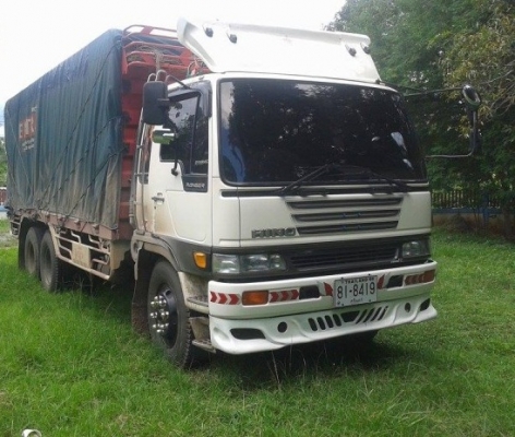 ขายรถ HINO FL17 เครื่อง JO8C TURBO หัวสิงห์ไฮเทค กระบะคอกเหล็กไม่ดัมพ์