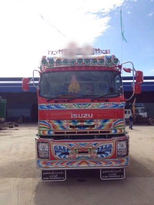 ขาวดาว์นรถพ่วงดัมพ์ Isuzu เครื่อง 360 แรง ไมล์ 80,000 ออกป้ายแดงมา ส่งต่อ 36 งวด ๆละ 85,000 บาท