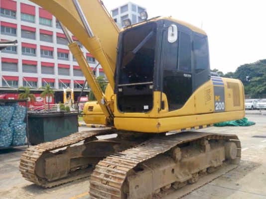 ขายรถแบ็คโฮ Komatsu PC200-7 ปี 2008 ไมล์ชั่วโมง 13,xxx เอกสารใบแจ้งจำหน่าย