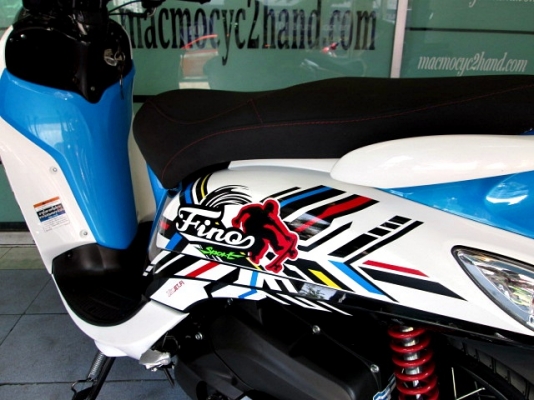 Fino i สีดำฟ้าขาว สีลายแฟร์ชั่น ลายใหม่ล่าสุดแท้ รถเดือน กรกฏาคม ปี 57 รถ3เดือน ไมล์ 3 พันโล แถม 2 รายการ 33900 Fino i สีดำฟ้าขาว สีลายแฟร์ชั่น ลายใหม่ล่าสุดแท้ รถเดือน กรกฏาคม ปี 57 รถ3เดือน ไมล์ 3 พันโล แถม 2 รายการ 33900