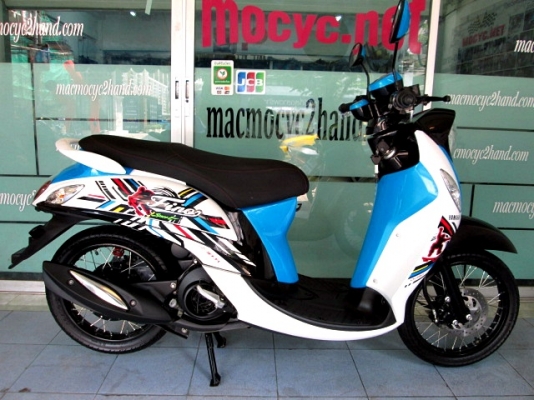 Fino i สีดำฟ้าขาว สีลายแฟร์ชั่น ลายใหม่ล่าสุดแท้ รถเดือน กรกฏาคม ปี 57 รถ3เดือน ไมล์ 3 พันโล แถม 2 รายการ 33900 Fino i สีดำฟ้าขาว สีลายแฟร์ชั่น ลายใหม่ล่าสุดแท้ รถเดือน กรกฏาคม ปี 57 รถ3เดือน ไมล์ 3 พันโล แถม 2 รายการ 33900