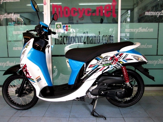 Fino i สีดำฟ้าขาว สีลายแฟร์ชั่น ลายใหม่ล่าสุดแท้ รถเดือน กรกฏาคม ปี 57 รถ3เดือน ไมล์ 3 พันโล แถม 2 รายการ 33900 Fino i สีดำฟ้าขาว สีลายแฟร์ชั่น ลายใหม่ล่าสุดแท้ รถเดือน กรกฏาคม ปี 57 รถ3เดือน ไมล์ 3 พันโล แถม 2 รายการ 33900