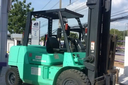 ขาย. รถโฟล์คลิฟท์ MITSUBISHI FD35 เครื่องยนต์ดีเซล เกียร์ ออโต้ เครื่องยนต์6สูบ
