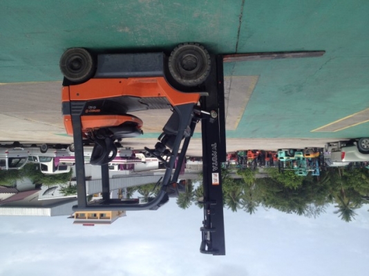 ขายรถโฟล์คลิฟท์ TOYOTA ไฟฟ้านั่งขับ ขนาด 1.8 ตัน รุ่น7เสาสูง 4 เมตร เกียร์ออโต้ รถสวย  (2348)พร้อมใช้งาน ติดต่อ 089-9357399 ดลนภัส