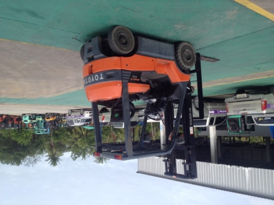 ขายรถโฟล์คลิฟท์ TOYOTA ไฟฟ้านั่งขับ ขนาด 1.8 ตัน รุ่น7เสาสูง 4 เมตร เกียร์ออโต้ รถสวย  (2348)พร้อมใช้งาน ติดต่อ 089-9357399 ดลนภัส