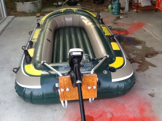 เรือยางใหม่ไม่เคยใช้งานseahawk พร้อมมอเตอร์ไกด์