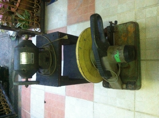 แท่นตัดไฟเบอร์ กับ มอเตอร์เจีย. ขายรวม สองพัน