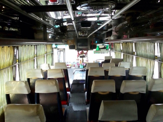 ขายรถบัสช่วงล่างเบนซ์ พัดลม พร้อมใช้งาน!!