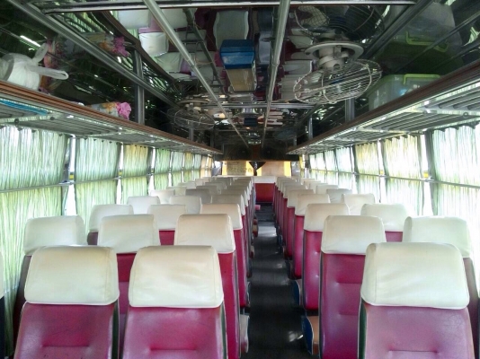 ขายรถบัสช่วงล่างเบนซ์ พัดลม พร้อมใช้งาน!!