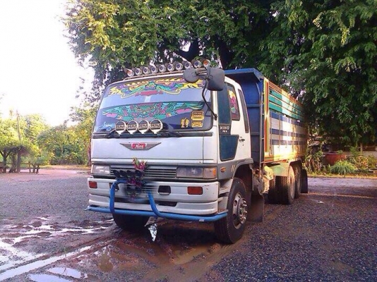ขายรถบรรทุกสิบล้อดัมพ์ HINO 1M เครื่องเดิม 220 แรง เกียร์เดิม 2 เพลา กระบะดัมพ์มิเนียม ทะเบียนพร้อม